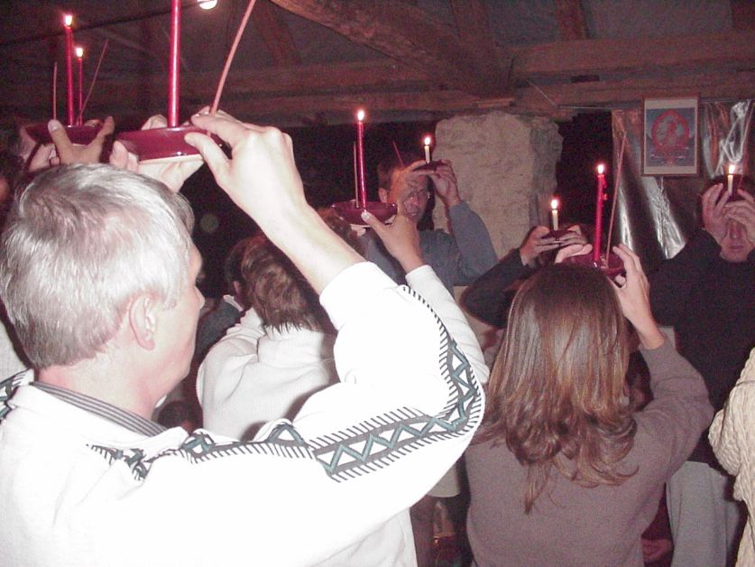 Menedékvétel a jásdi elvonuláson 2000-ben