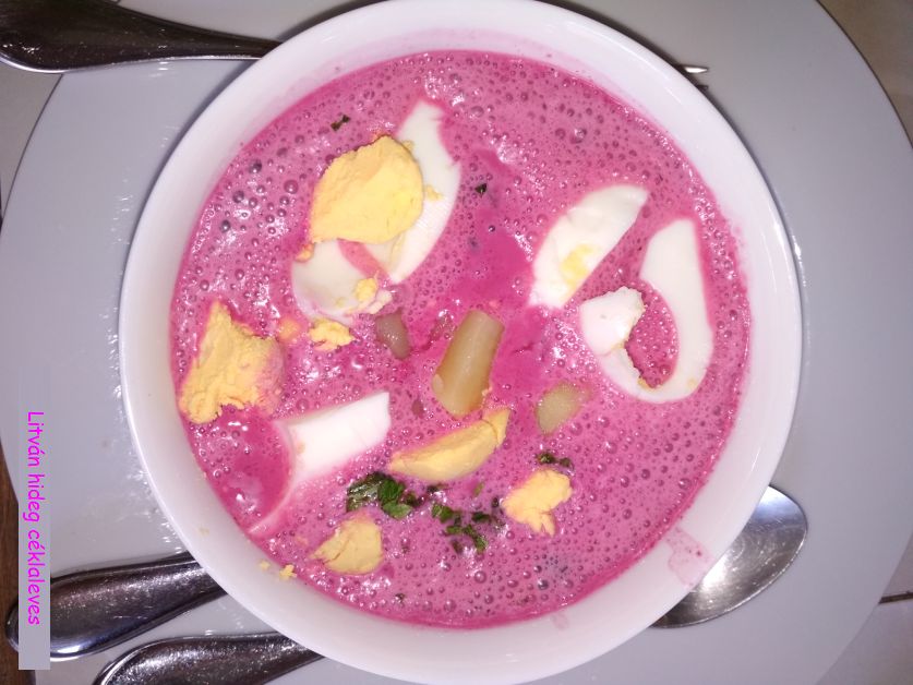 Litván hideg céklaleves