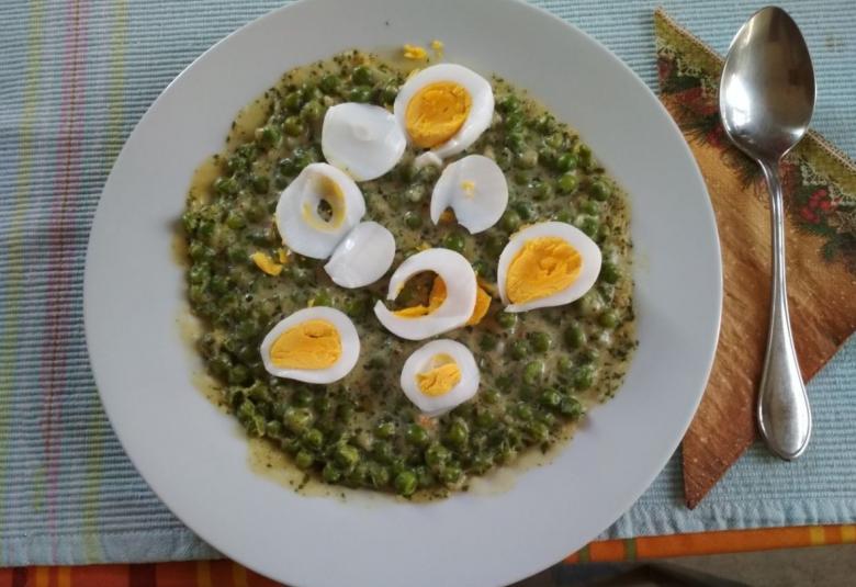 Zöldborsófőzelék