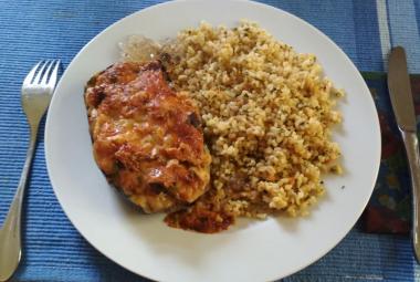 Töltött padlizsán