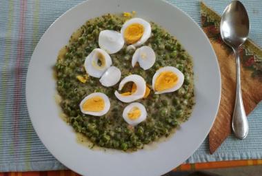 Zöldborsófőzelék