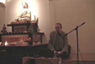 Lílávadzsra Dr. Pressing Lajos előadást tart a TKBF házi konferenciáján